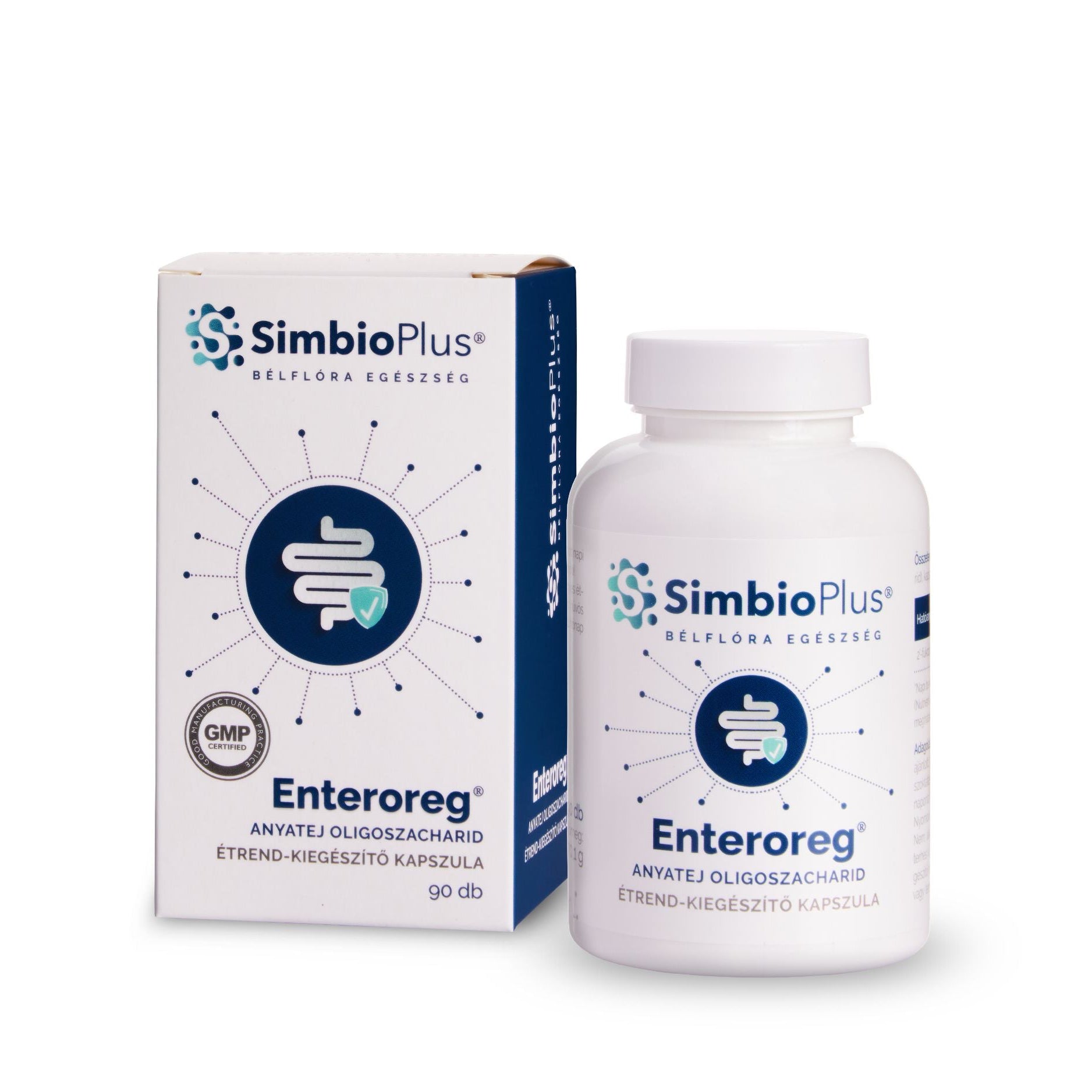 Enteroreg® kapszulás kiszerelés - SimbioPlus - egészséges bélflóra - Enteroreg® - anyatej oligoszacharid